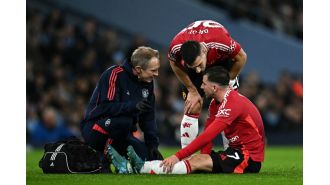 Mason Mount gets hurt again and has to leave Manchester derby with a limp.