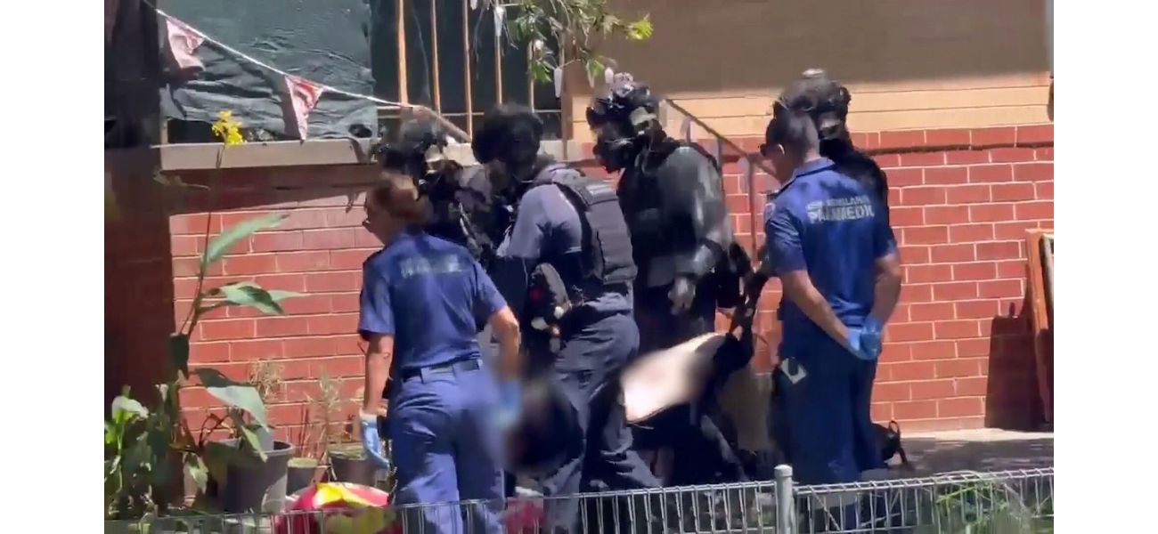 A man and woman were taken hostage in a machete attack on the Mid North coast of New South Wales.