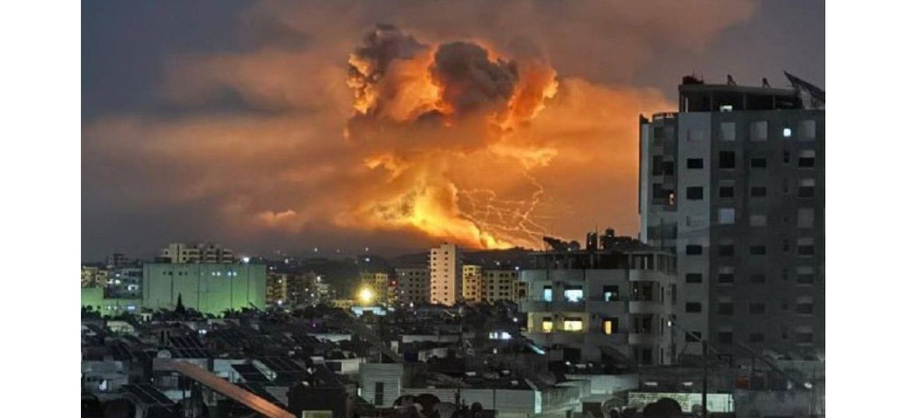 Israel used a powerful bomb to cause a huge explosion in Syria, known as the 