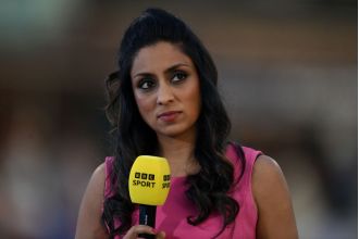 BBC commentator apologizes for offensive remark about Indian cricket player being compared to a primate.