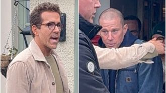 Famous actors reunite at Welsh bar.