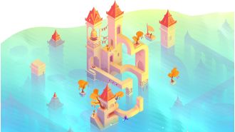 A glowing review of a new video game called Monument Valley 3, available on Netflix.
