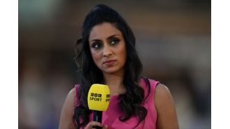 BBC commentator apologizes for offensive remark about Indian cricket player being compared to a primate.