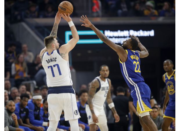 The Warriors' past success on offense isn't sufficient to match the Mavericks' Luka Doncic.