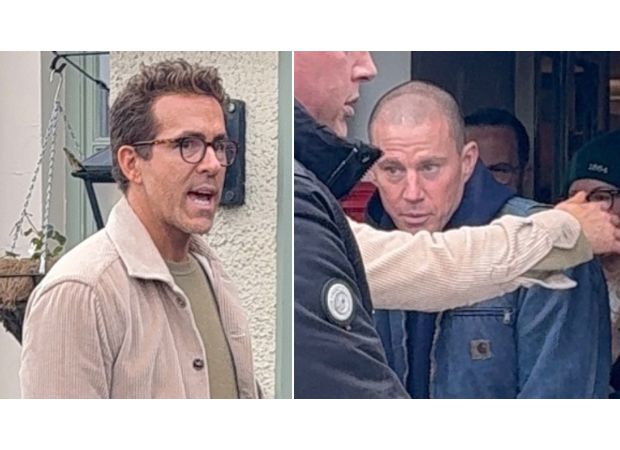 Famous actors reunite at Welsh bar.