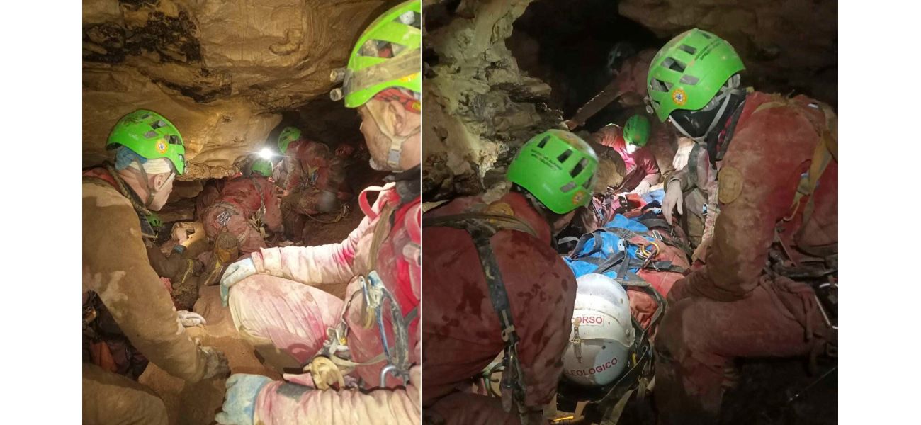 Massive effort to save woman stuck in unknown cave.