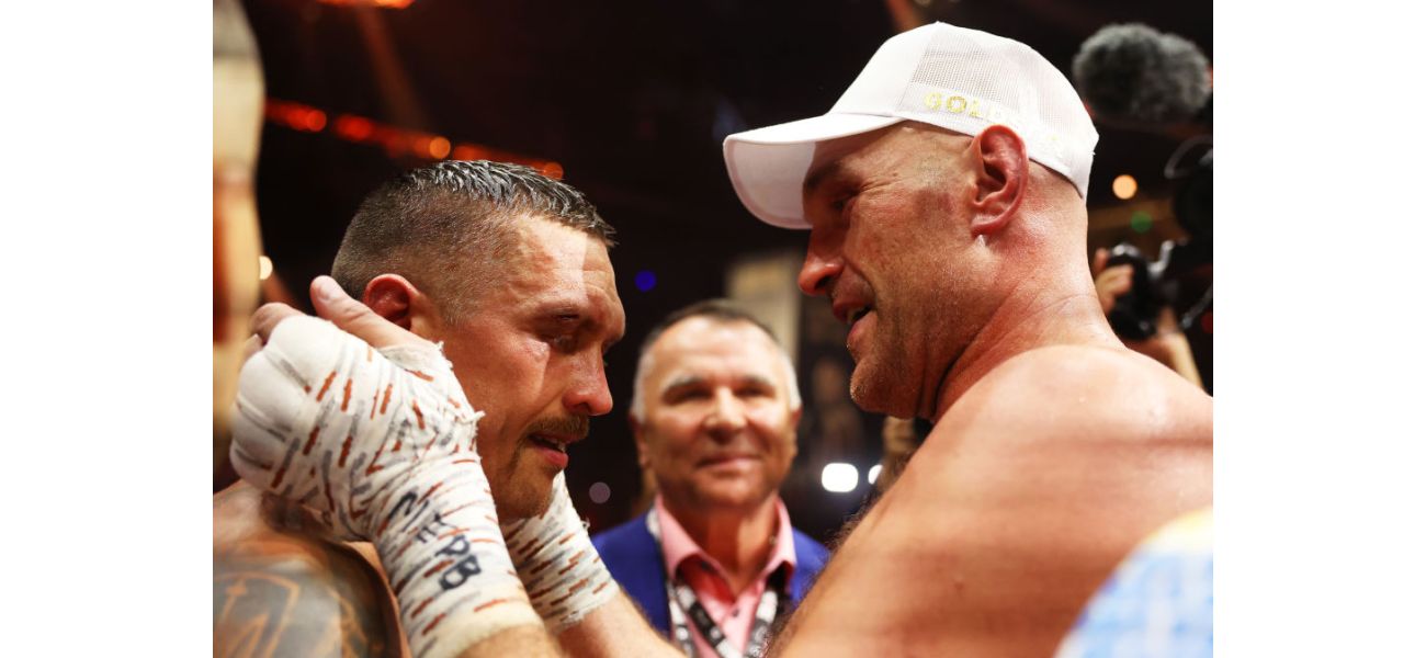 Lewis shares prediction for Usyk vs Fury fight after warning about Usyk's 