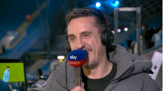 Neville compares Man Utd player to Rooney following victory over Man City.