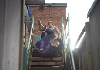 Coronation Street icon falls down stairs in shocking Christmas horror.