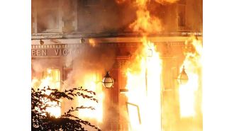 EastEnders fans correctly identify fire victim and make connection to earlier episode.