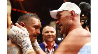 Lewis shares prediction for Usyk vs Fury fight after warning about Usyk's 