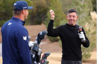 DeChambeau takes a jab at McIlroy before their upcoming match at the US Open.