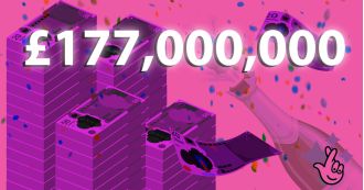 UK player wins £177 million in Euromillions lottery.