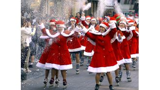 A rare holiday custom of roller skating is in danger of vanishing.