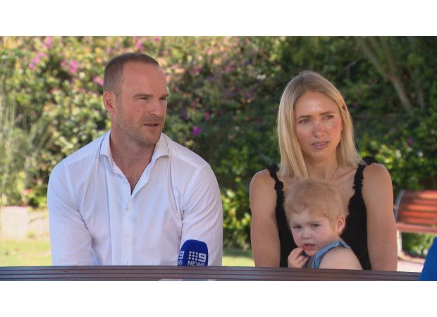 Ex-rugby player thanks blood donors for saving his daughter's life.