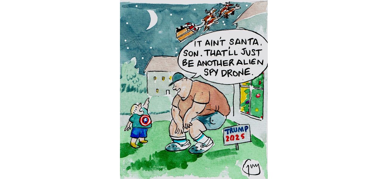 A cartoon by Guy Venables in the Metro newspaper.