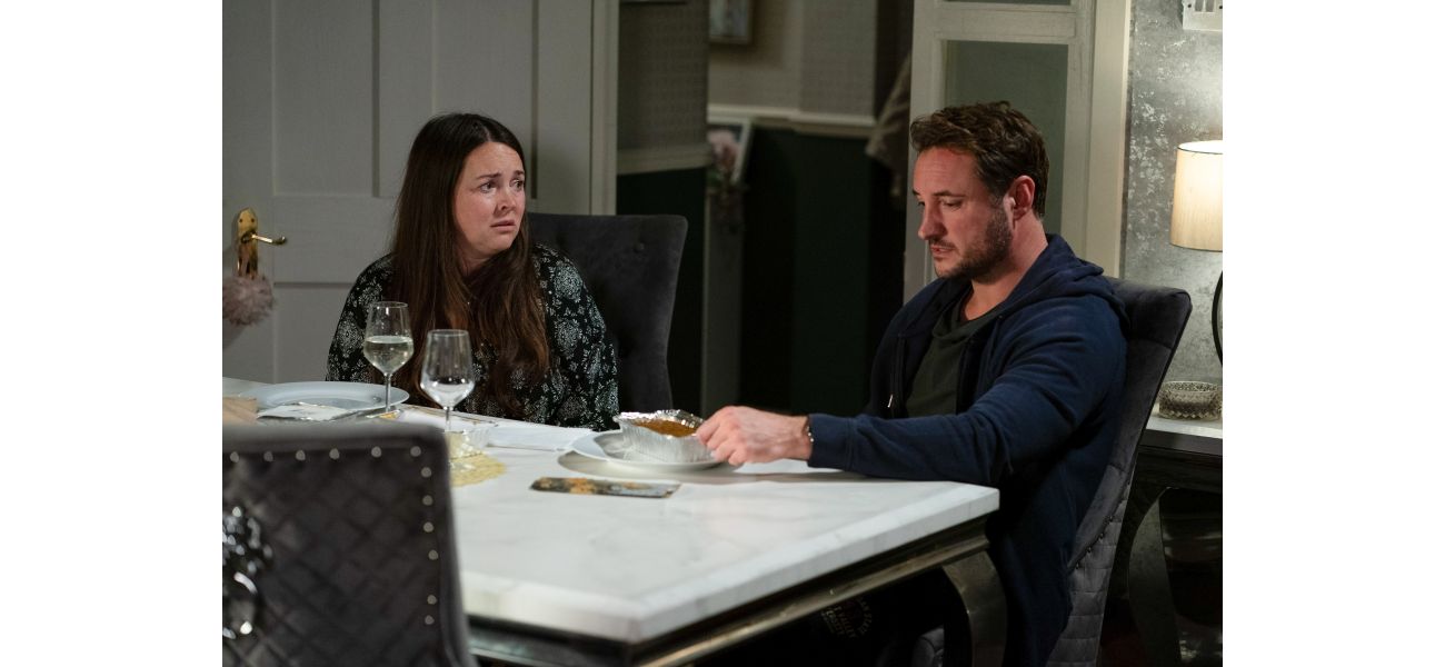 Martin rushes to Stacey in her time of crisis on EastEnders.