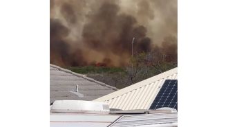 Uncontrolled fire ravages Perth suburb Port Kennedy, causing destruction.
