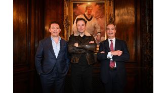 UK politician travels over 4,000 miles to meet with billionaire entrepreneur Elon Musk.