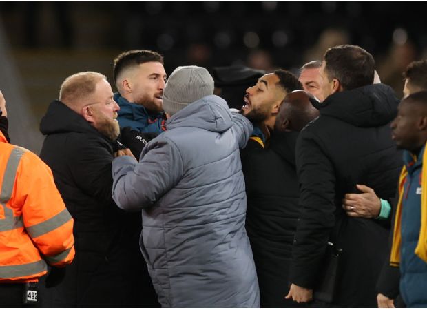 FA charging Wolves' Cunha for clash with Ipswich Town staff.