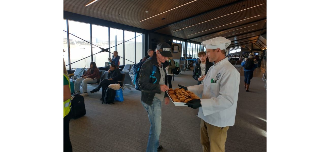 Frontier's inaugural flight from Denver lands in Eagle County, bringing treats and potential pilot strike.
