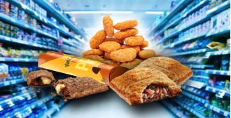 Membership store offering a wide range of fast food options, similar to Costco, for purchase.