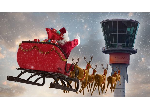 Santa has been granted authorization to fly through UK airspace for the holiday season.