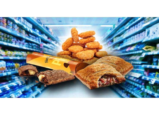 Membership store offering a wide range of fast food options, similar to Costco, for purchase.