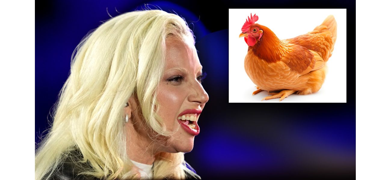 Lady Gaga was thrilled to find out that a famous person had named a chicken after her.