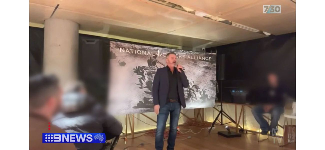 A previous Neighbours actor is accused of making a Nazi gesture and has been charged.