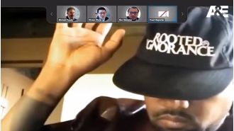 Kanye West's strange deposition video shows him covering his face and arguing with a lawyer he calls 