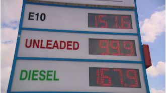 Servo offers cheap petrol to raise awareness of costly fuel taxes.