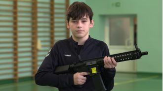 EU country to train youth in gun use due to concerns over potential Russian attack.