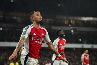 Gabriel Jesus' second goal for Arsenal against Crystal Palace was allowed despite being offside.