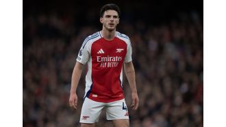 Declan Rice is not included in Arsenal's squad to play against Crystal Palace.