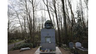 The graves of George Michael and Karl Marx in London's cemetery could be damaged by falling trees.
