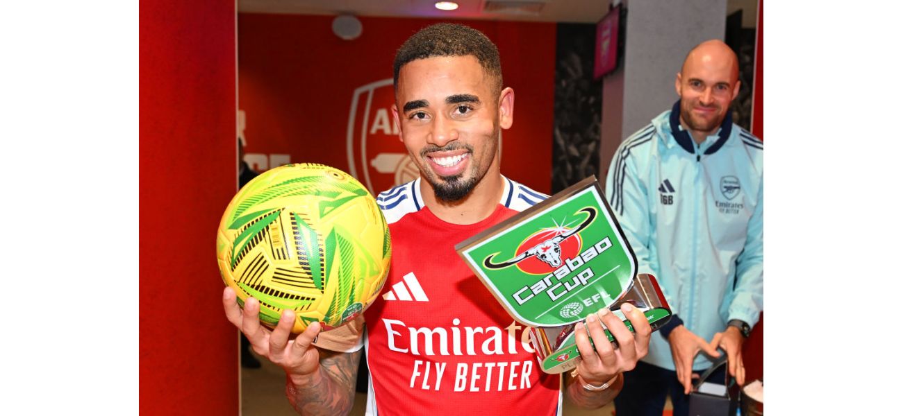 Jesus shared his words of encouragement with his Arsenal teammate to help inspire his impressive performance, scoring three goals.