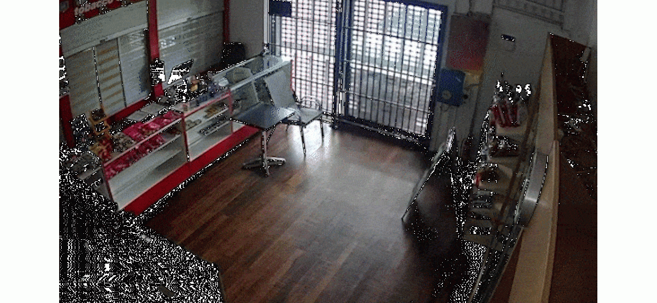 15-year-old driver crashes into Brisbane vape shop, captured on video.