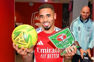 Jesus shared his words of encouragement with his Arsenal teammate to help inspire his impressive performance, scoring three goals.