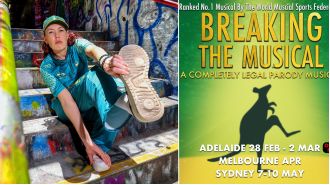 Comedian finds loophole in legal system for Raygun musical.