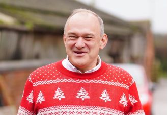 Sir Ed Davey is getting ready to challenge Metro in a holiday-themed game of Fifa.