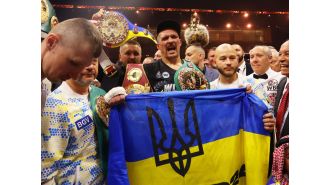 Uysk, a top boxer, has surpassed the Klitschko brothers as the best Ukrainian fighter in history.