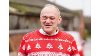 Sir Ed Davey is getting ready to challenge Metro in a holiday-themed game of Fifa.