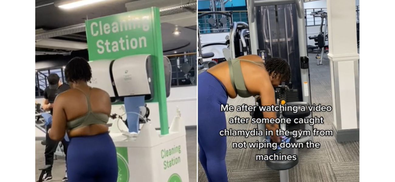People are worried about getting chlamydia from the gym.