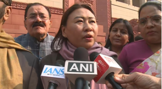 Female MP lodges complaint with RS chairman about Rahul Gandhi, describing her discomfort.