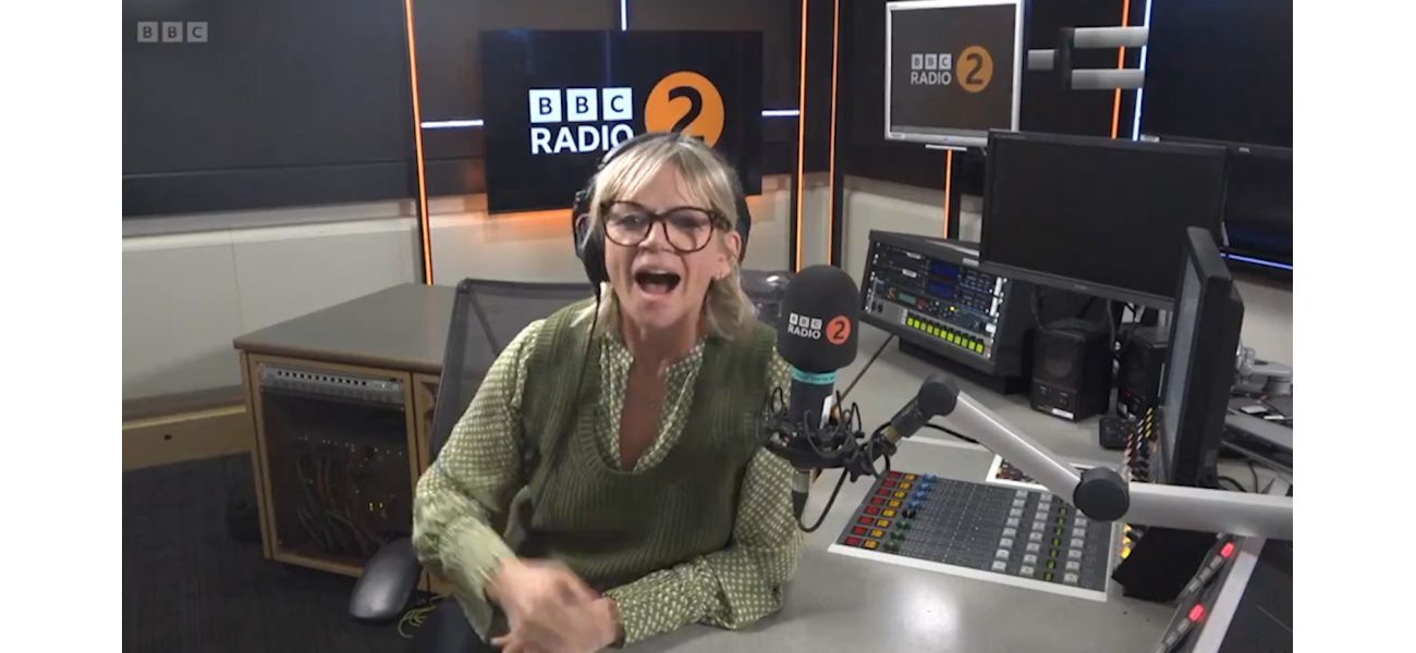 Zoe Ball struggles to recall her own name during her final Radio 2 breakfast show.