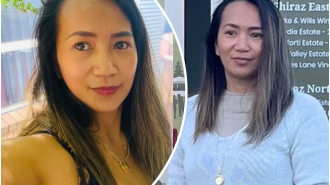 A murderer who killed his ex-partner in front of her child has been imprisoned.