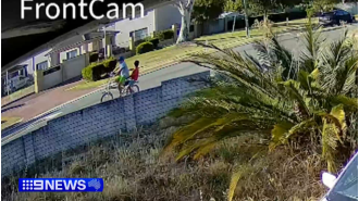 Two kids on a bike taken to hospital after crashing into a four-wheel drive.