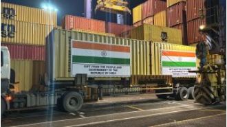 India has provided 1000 tonnes of aid to Lesotho in order to help with humanitarian issues.