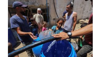 Human Rights Watch claims Israel is committing genocide in Gaza through intentional water restrictions.